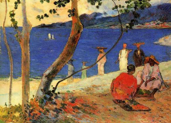 Paul Gauguin. Borde del mar. 1887.